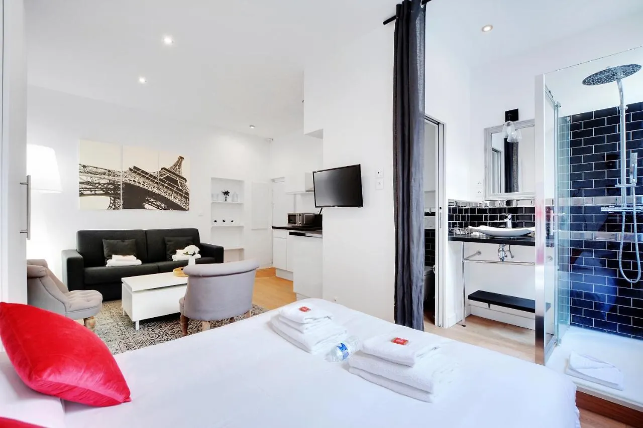 Charming And Calm Studio - 4P -Beaubourg Quarter Paříž Francie